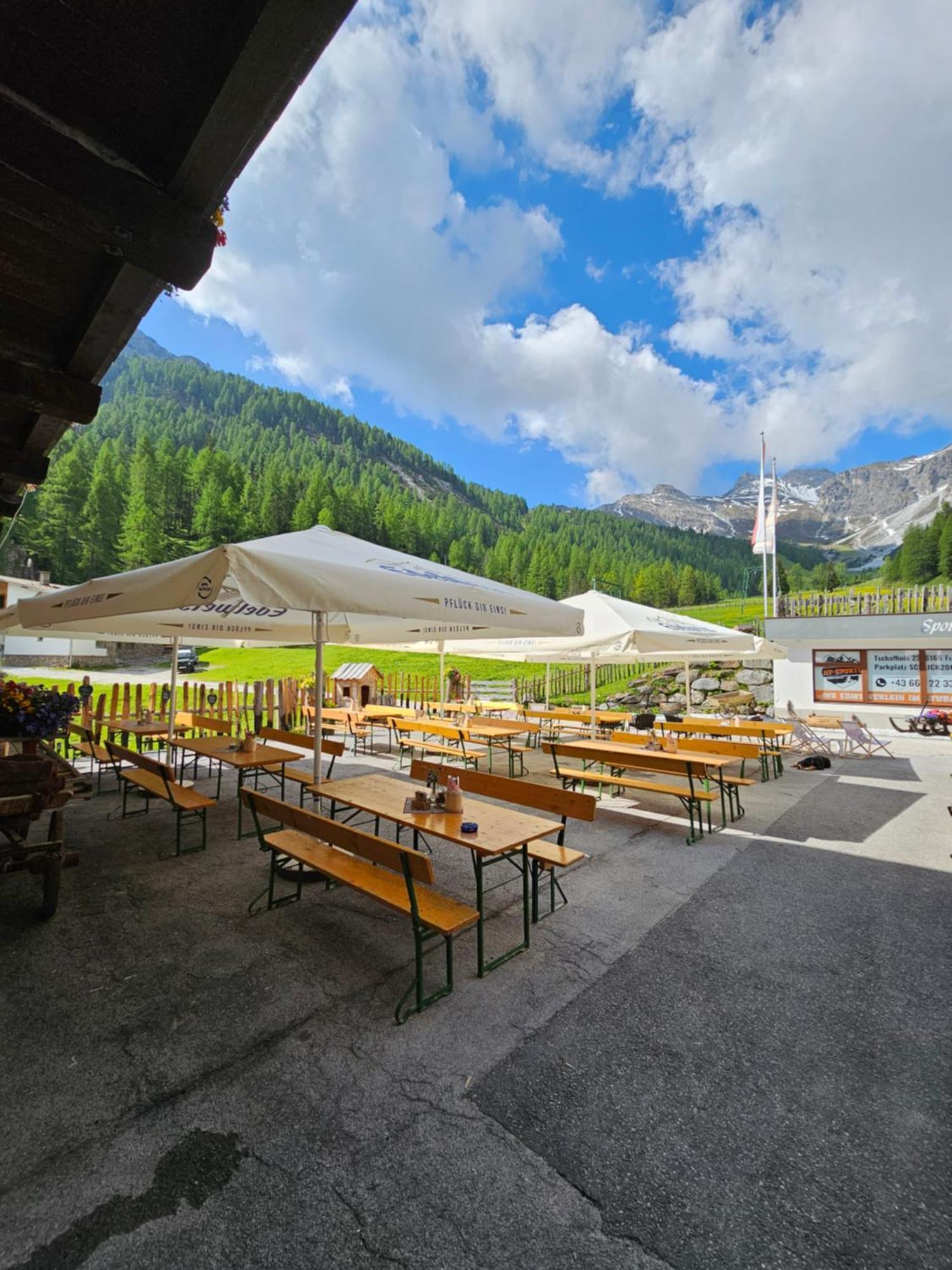 Schlickeralm Hotel Telfes im Stubai Buitenkant foto